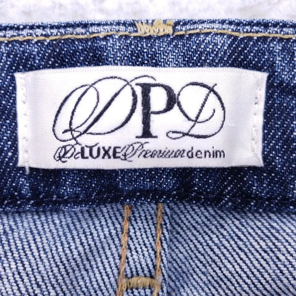 DPD Jeans Denim Cotton Womens Size 28 Blue Straight Stretch VTG Mid Rise Skinny